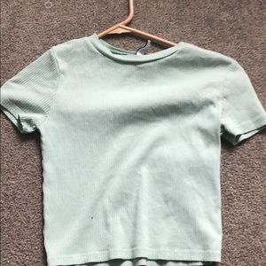 H & M Ribbed Crop Top